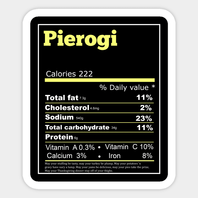 pierogi nutrition Sticker by Flipodesigner